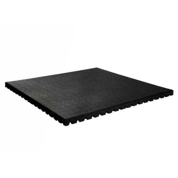 Rubber floor zwart 43mm