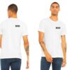T-shirt man white/black L - Afbeelding 2