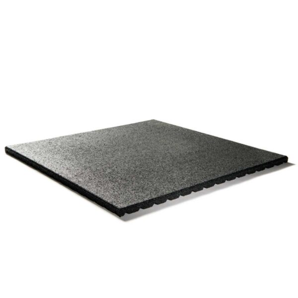 Rubber floor outdoor zwart 30mm